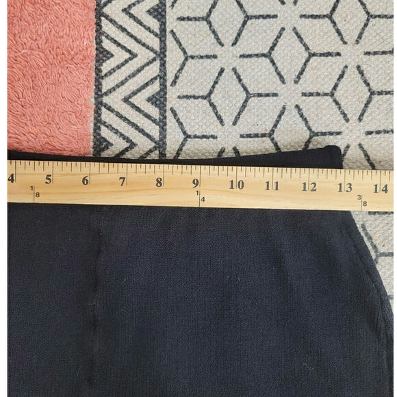 ST. JOHN BASICS PULL ON KNIT ANKLE PANTS IN BLACK, SZ 4 - Picture 10 of 14